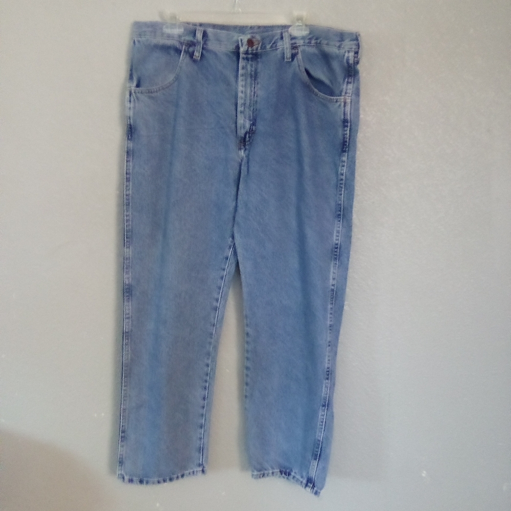 Rustler Men's Light Blue Jeans ( BAG Z )
